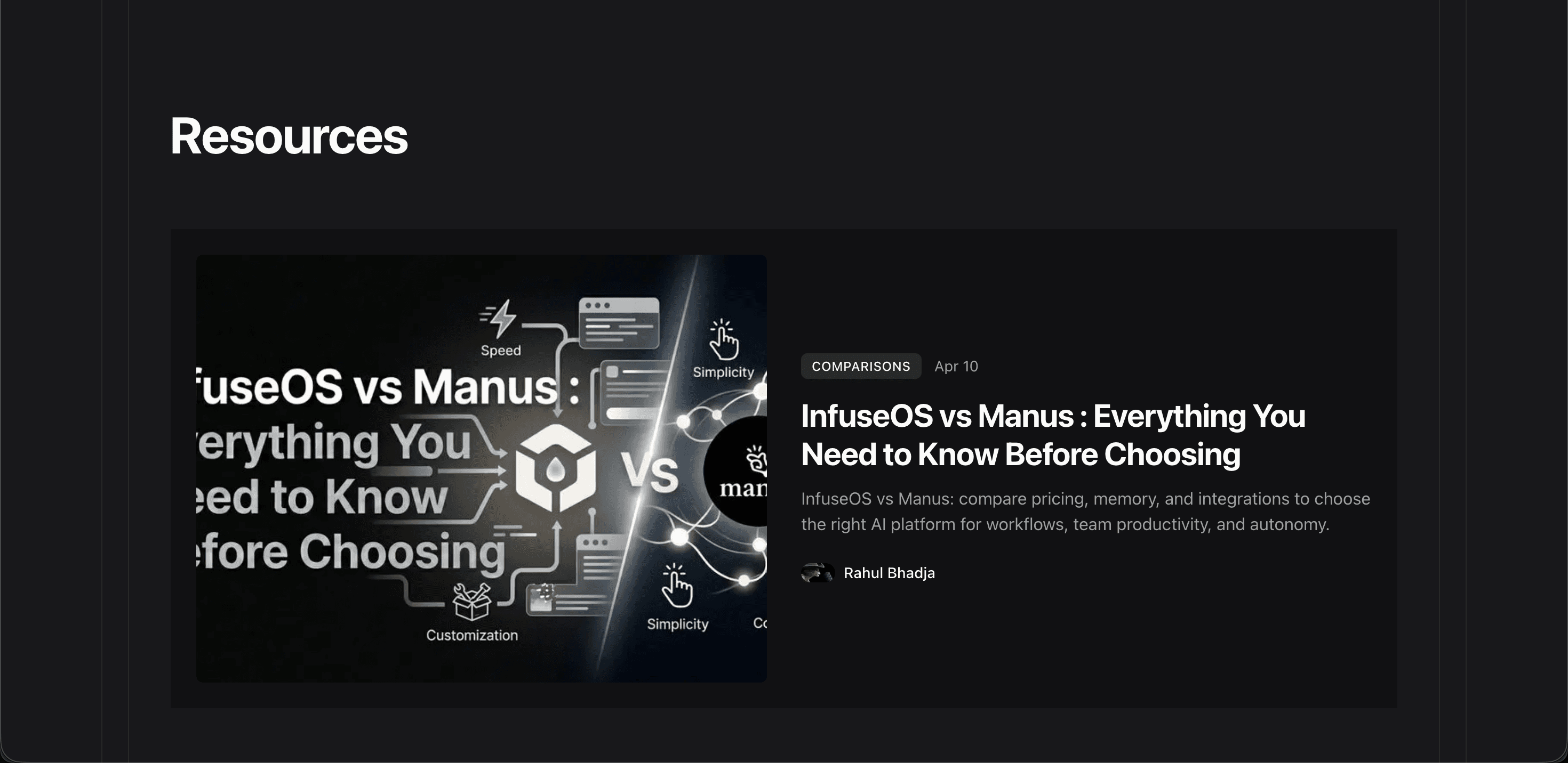 InfuseOS articles preview InfuseOS articles preview